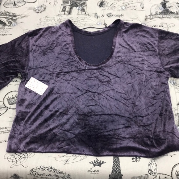 Free People Valerie Velour Top - Picture 6 of 6